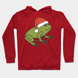 Frog goes Dotty with Dots for Christmas Hoodie